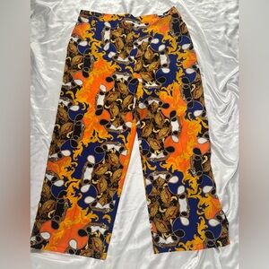 Vibrant Wide Leg Pants
